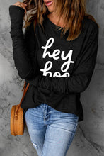 Load image into Gallery viewer, HEY BOO Graphic Round Neck T-Shirt
