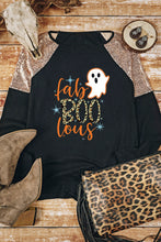 Load image into Gallery viewer, Ghost Graphic Sequin Long Sleeve T-Shirt
