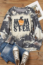 Load image into Gallery viewer, Round Neck Long Sleeve MOMSTER Graphic Sweatshirt
